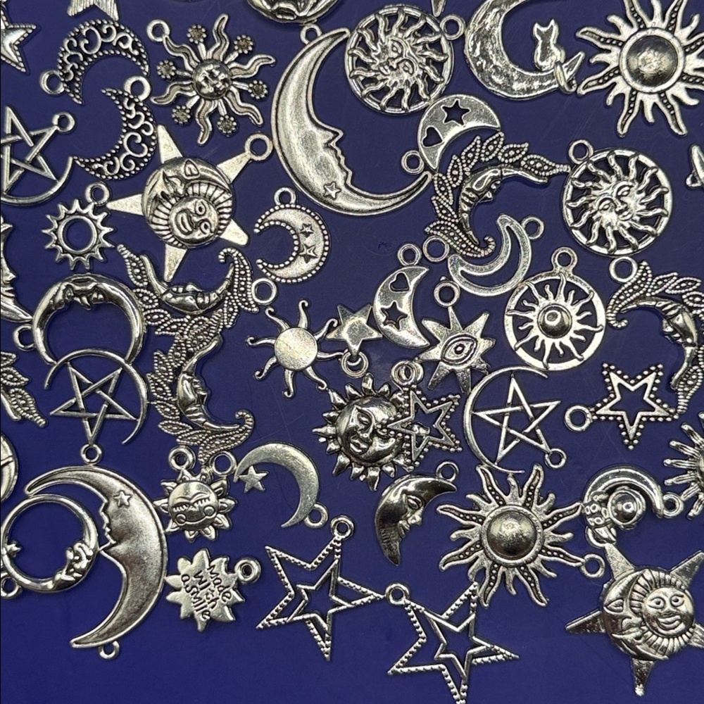 Silver Celestial Charms Set - Picture 5 of 6